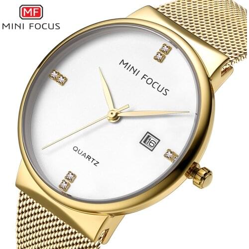 MINI FOCUS Men Watches 2021 Luxury Brand Wristwatch Mens Quartz Watch Men Waterproof Stainless Steel Clock Man Relogio Masculino