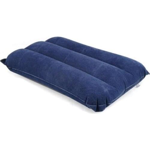 Outdoor Foldable Inflatable Pillow Travel Sleep Air Blue Camping Pillow Sleeping Break Inflatable Portable Cushion Rest