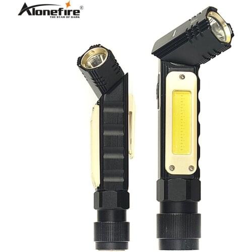 AloneFire COB Handheld Movable Work Lights USB Charging Multi-functional and Lights Portable LED Work Lights