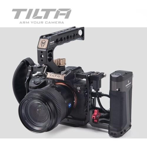 Tilta TA-T17-A-G A7 A9 Rig Kit A7 iii Full Cage Top Handle baseplate Focus handle For Sony A7 A9 A7III A7R3 A7M3 A7 iii