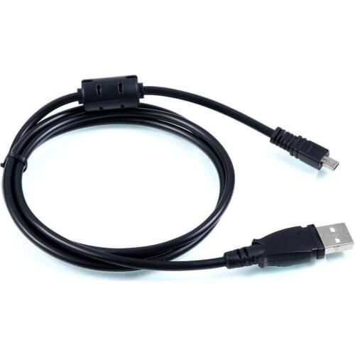 Data Sync USB Cable For Sony DSC-W650 DSC-W670 DSC-W690 DSC-W810 DSC-W710 DSC-W830 DSC-W730 Cable Charger Opladen Zwart