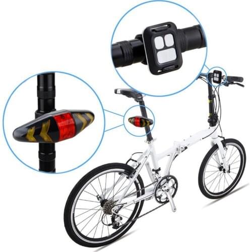 Bicycle Rear Light Turn Signal Wireless Remote Control Tail Lamp Bike Finder Lantern Warning MTB Tail Light Flashing Taillight