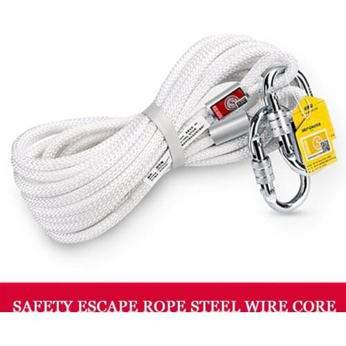 High-rise building fire rope fire escape rope household fire safety rope life rope fire earthquake emergency 3C certification