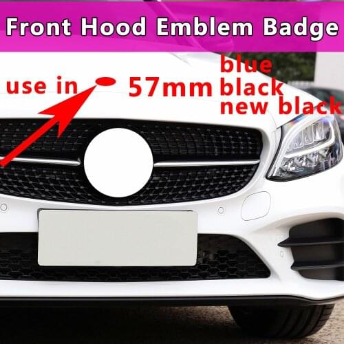 1PCS 57mm Car Auto Front Hood Emblem Badge For Ben W124 W140 W163 W202 W203 W204 W210 W211 A0008171701 Styling Accessories