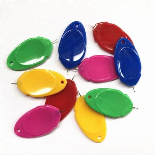 10pcs/pack Guide Needle Threader Easy Device Automatic Thread Handmade Sewing Tools DIY Threader Elderly Sewing Accessories