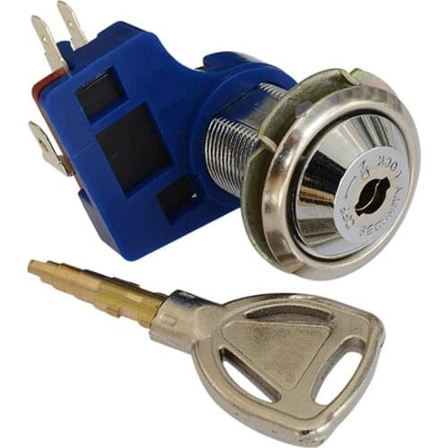 Arcade game accessories Lock With Key 3pin micro switch Fishing Hunter game machine credit lock slot game