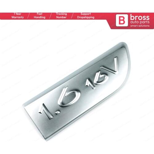 BSP563-2 Chrome 1.6 16V Badge Monogram Emblem 8200209130 Right Door Moulding Badge For Megane MK2 2002-2008 Scenic MK2 2003-2009