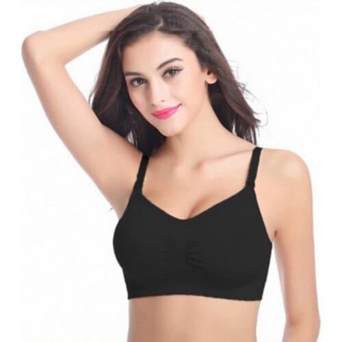 EFINNY Women Seamless Bras Solid Underwear Bras Stretch Racerback Padded Bralette Soft Bras P789