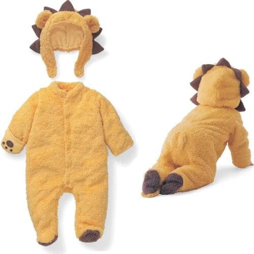 Baby Rompers Cartoon Baby Winter Clothes Infant Girl Boy Jumpers Kids Baby Outfits Clothes Baby Costume Animal Rompers