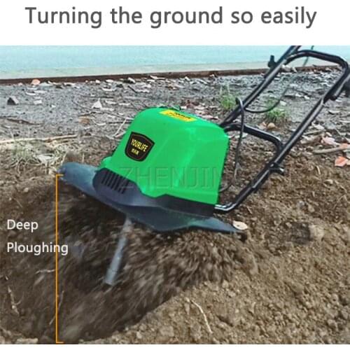 Electric Small Home Scarifier Equipment Orchard Vegetable Field Garden Mowing Digging Micro Tillage Machine Agricultural Tools