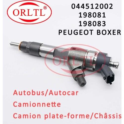 Common Rail Injector 0445120002 Diesel Nozzle 198081 Sprayer 500384000 For PEUGEOT BOXER Camionnette AutoBus PEUGEOT 198083