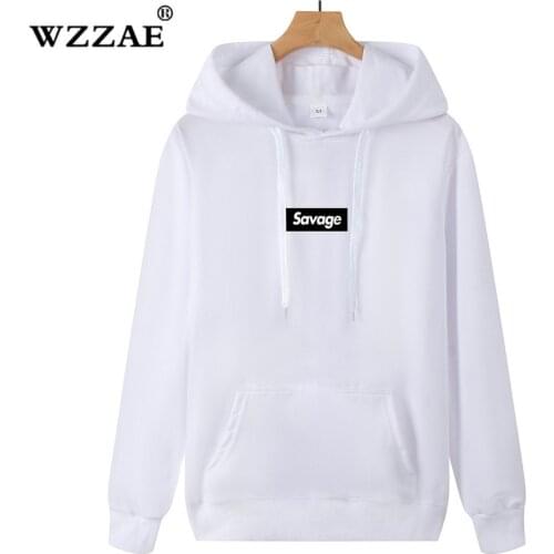 Hip Hop Streetwear DJ Hoodies High Quality Hooded Sweatshirt Men & Women Savage Hoodie Casual Loose Brand Clothing