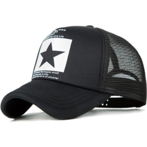 Classic Athletic Trucker Hat Mesh Cotton Baseball Cap Casual Ball Hat Sport Cap Adjustable Snapback Hat Dad Hat Unisex