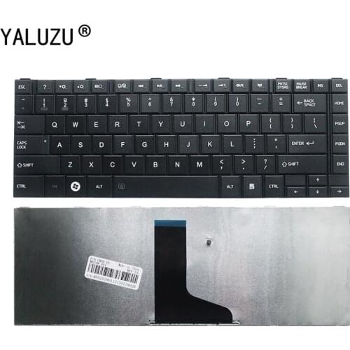 US laptop Keyboard for Toshiba Satellite L800 L805 L830 C800 C830 C805 C840D M800 M805 black US laptop keyboard