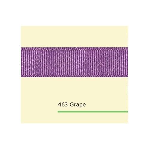 7/8" inch (22mm)Gold purl Grape grosgrain ribbon