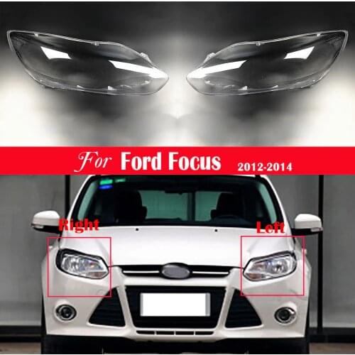 Car Headlamp Cover Head Lamp Replacement Auto Shell Lampshade Lampcover For Ford Focus 2012 2013 2014 Headlight Lens Clear Shade