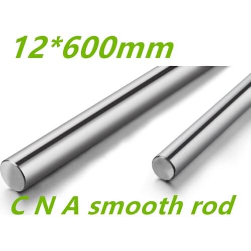 WCS12 12mm linear rail 600mm Linear shaft round rod L600mm for CNC parts XYZ WCS12 L600mm