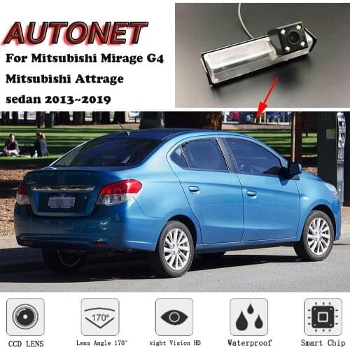 AUTONET Backup Rear View camera For Mitsubishi Mirage G4 / Mitsubishi Attrage sedan 2013~2019 CCD/Night Vision/parking Camera