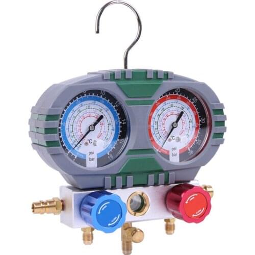 Profession R134a A/C Air Conditioner Double Table Fluorine Refrigerant Manifold New 2020
