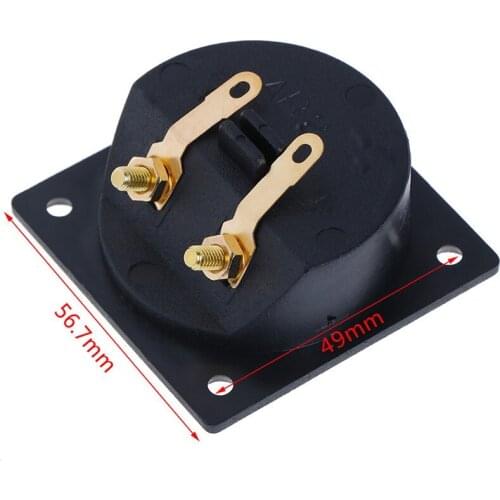 Subwoofer Plugs Connectors Speaker Box Terminal Binding Post Screw Cup 2-Way