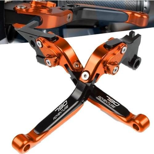 Motorcycle Adjustable Brake Handle Brake Clutch Levers Handbar Ends For 2019-2020 790 Adventure 790Adventure 2019 2020