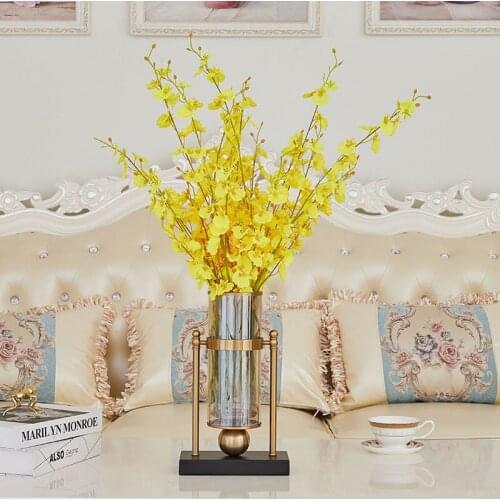 European Style Luxury Candle Holders Vases Decorations Vases on The Dining Table Home Furnishings Metal Hotel Home Decorations