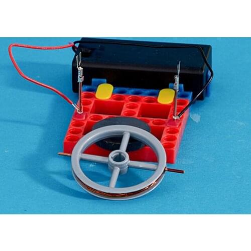 DIY Electric Motor Model Creative Educational Plastic Self-assembling Science Toy Kit for Children Develop intellectual hobbies