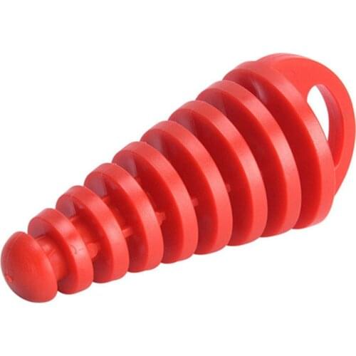 Silicone Muffler Exhaust Wash Plug Rubber Exhaust Silencer Exhaust Pipe Muffler Wash Plug for Motorcycle Dirt Bike - 8.7x3.8cm