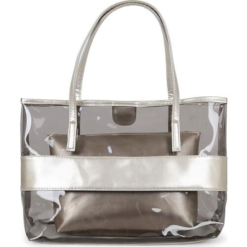 Newhotstacy Bag 07222021 Ladies waterproof transparent crystal bag single shoulder bag beach bags
