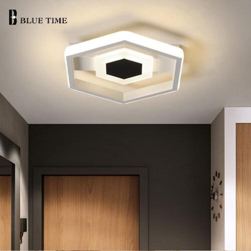 Chandelier Indoor Lighting For Living room Corridor Dining room Kitchen Square Modern Led Ceiling Chandelier Lamp Metal Fixtures