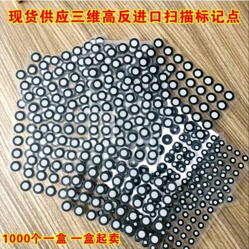 1000pcs/Lot 3D Scanning Marker Hand-held 3D Scanner Reflects the Marking Point Target Point