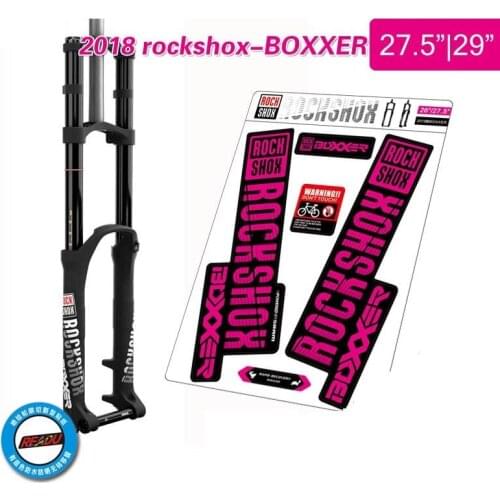 2018 ROCKSHOX BOXXER Mountain Bike Front Fork Stickers Bicycle Cycling Decals