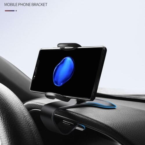 2019 HUD Type Clip phone Holder Bracket Stand On Car Dashboard Mount GPS Cell Phone For Huawei P30 P20 P10 pro lite Mate