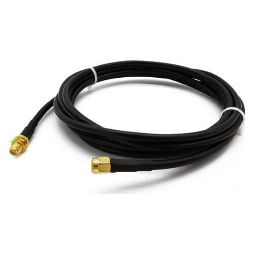 24pcs 2 Meters LMR195 Low-Loss Coax Extension Cable SMA Male to SMA Female