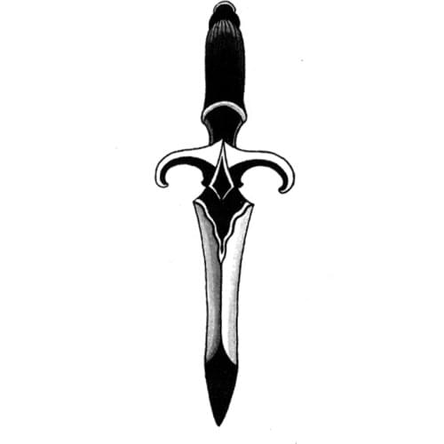 30pcs Weapon Dagger Waterproof Temporary Tattoos Men Tatuagem Tatoo Temporary stickers Tatuajes Short Sword Fake Tattoo