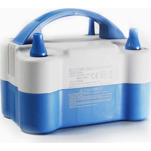 Electric Air Balloon Pump Portable Inflator Dual-Nozzle Globos Machine Air Balloon Blower for Party Balloon Arch & Column Stand