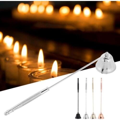 Candle Accessories Stainless Steel Smokeless Candle Wick Bell Snuffer Home Hand Put Off Tool Kit Candle Accessories Holders