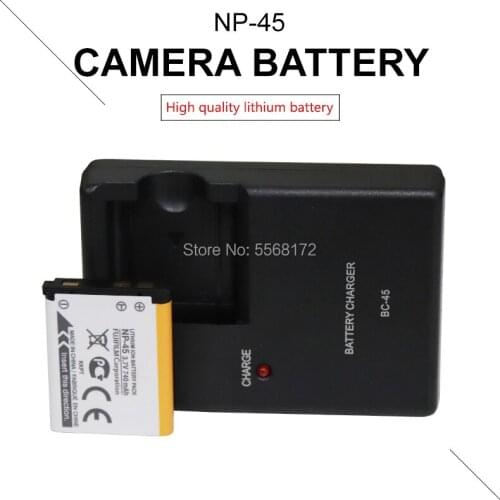 1pcs NP-45 NP-45A Battery For FUJIFILM Z10fd Z20 fd Z70 Z90 Z80 Z100 Z200 Z300 Z700 Z800 Z808 Z700 Z707 + 1PCS BC-45 charger