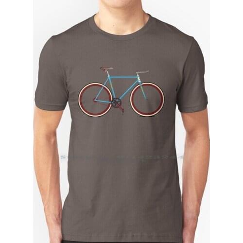 Bike T Shirt 100% Pure Cotton Bikes Cycling Bicycles Fixie Fixed Gear Vintage Retro Racing Race Old Tour Messenger France Team