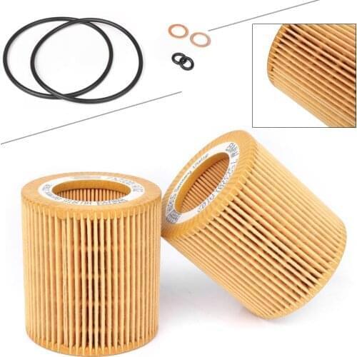 Car Engine Oil Filter For BMW 128i 135i 318i 318ti 320i 323Ci 323i 323is 325xi 328i etc 11427566327 HU816x Qnt. 2 11427566327 2P