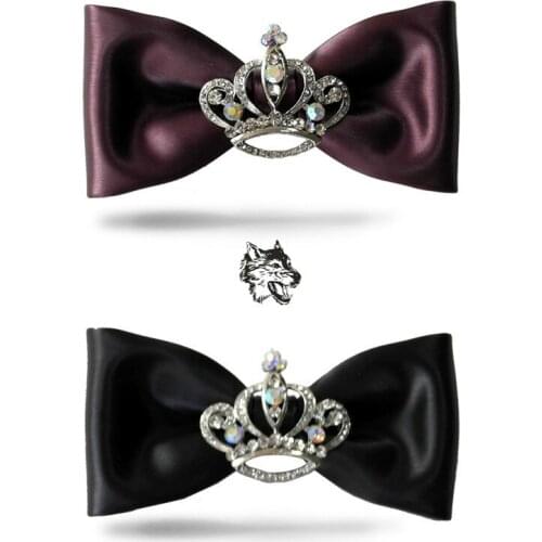 Fashion Necktie Groom Leather Diamond Bow Ties Packet Square Wedding Birthday Party Gifts Elegant Butterfly Yarn Gravata Bow Tie