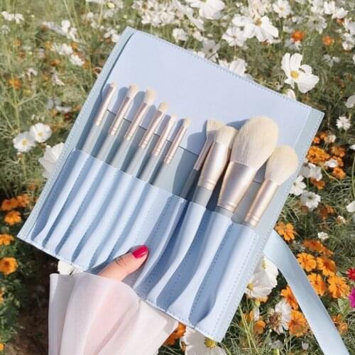 7/10pcs learner makeup brush set, mist loose powder brush, beauty brush, beginner eye shadow brush, super soft tool