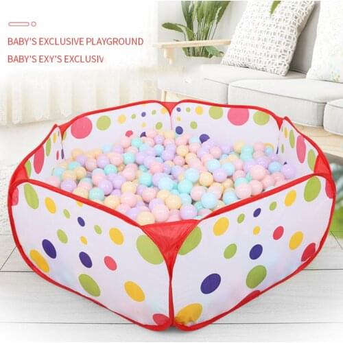 Portable Baby Playpen Children Ball Pit with Basketball Hoop Kids Dry Ball Pool Folding Indoor Outdoor Ballenbak Toys