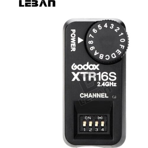 Godox XTR-16S Remote 2.4G Wireless 16 Channels Power-control Flash Trigger Receiver for V860 V850 ( Receiver Only)