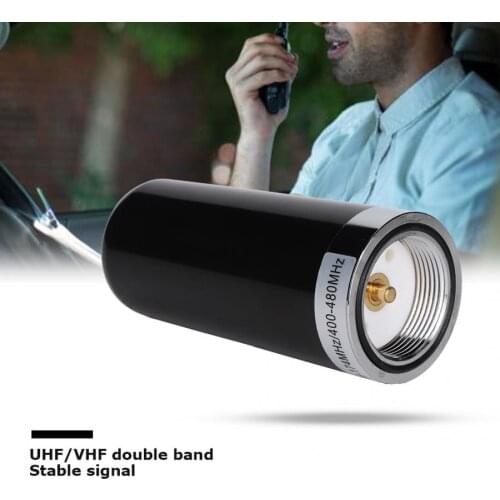 Universal Car Mobile Radio NMO UHF VHF UV Dual Band Super Short Mini Car Antenna
