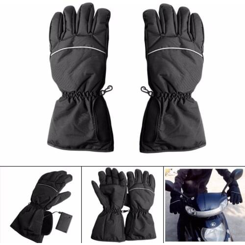 Waterproof Heated Gloves Battery Powered For Motorcycle Hunting Winter Warmer