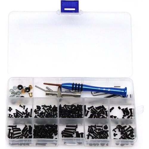 WLtoys 144001 124019 124018 RC Car spare parts M2 M2.5 M3 screw fastener kit Cross sleeve Allen wrench Swing arm pin screws