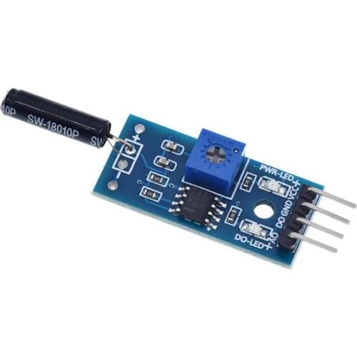 1 PCS Highly Sensitive Vibration Sensor Module Vibration Module SW1801P Alarm Sensor Module