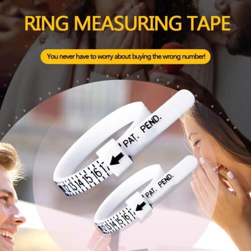 10Pcs Professional Ring sizer US Official American Finger Measure Gauge Men and Womens Sizes A-Z Jewelry Accessory Tool