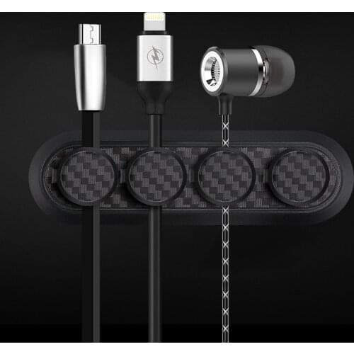 Car USB Charger Cable Holder Tie Cord Clip Drop Cables Tidy Organizer Adhesive Clamp Line Fixer For Headphone GPS Wire